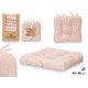 SET 2 COUSSINS DE CHAISE ROSE 40X40CM