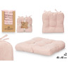 SET 2 COJINES SILLA ROSA 40X40CM
