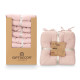 SET 2 COUSSINS DE CHAISE ROSE 40X40CM