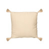 COUSSIN EVER RAYURES BEIGE 45X45CM
