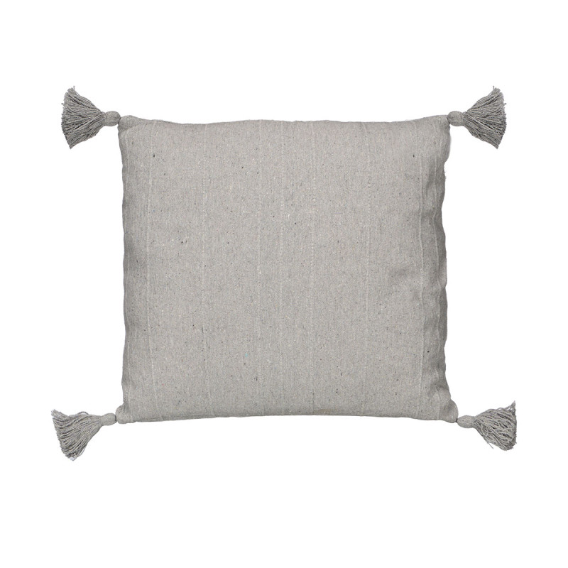 COUSSIN EVER RAYURES GRIS 45X45CM