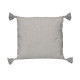 COUSSIN EVER RAYURES GRIS 45X45CM