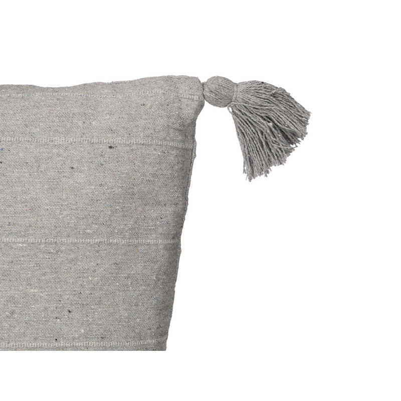 COUSSIN EVER RAYURES GRIS 45X45CM