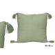 ALMOFADA RISCAS MENTA 45X45CM