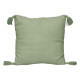 COUSSIN EVER RAYURES MENTHE 45X45CM