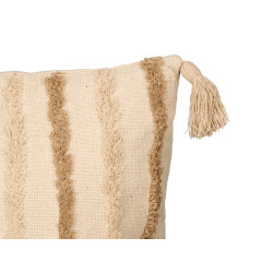 CUSCINO RICAMATO IRIS MARRONE 45X45CM