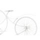 RELOJ FORJA BICICLETA GRANDE BLANCO