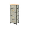 5 DRAWER CABINET GRAY