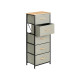 MUEBLE 5 CAJONES GRIS