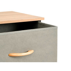 MEUBLE 5 TIROIRS GRIS