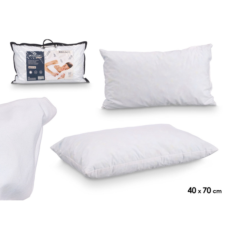 ALMOHADA COPOS VISCOELASTICA EXTRASUAVE 40X70CM
