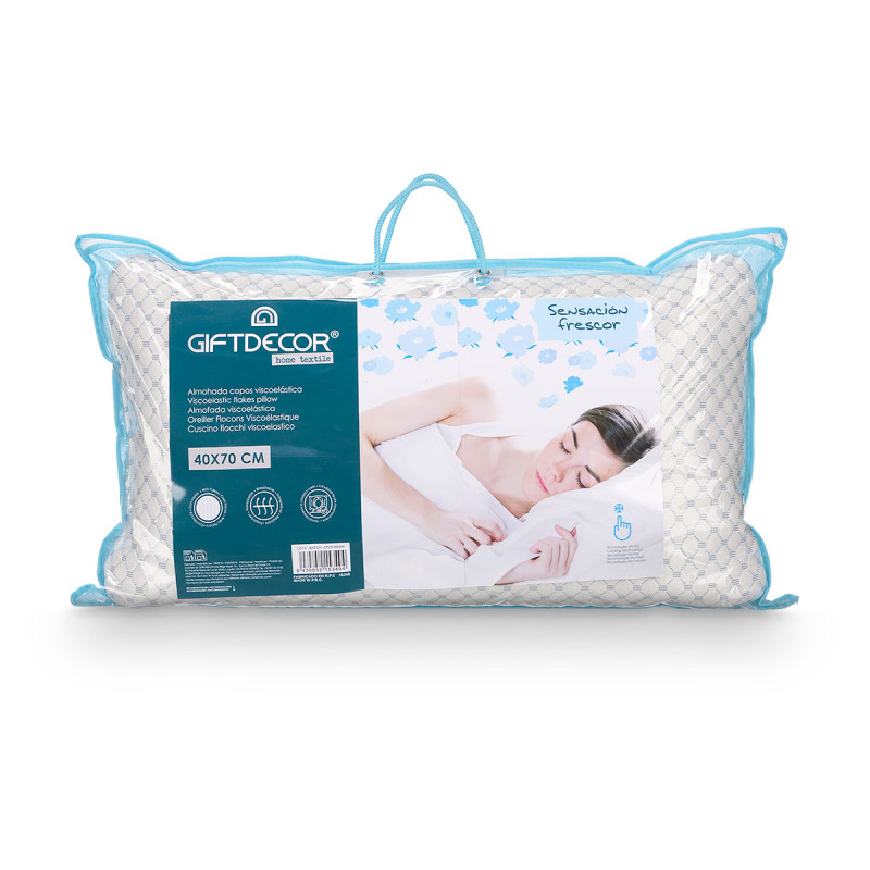 ALMOHADA COPOS VISCOELASTICA REFRESCANTE 40X70CM