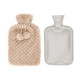 HOT WATER BAG 1.8L BEIGE PILE COVER
