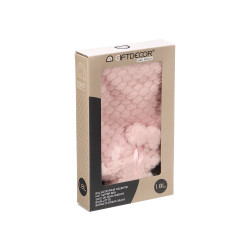 BOUILLOTTE À EAU 1.8L ROSE HOUSSE À POILS