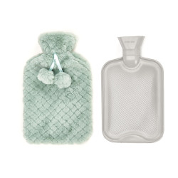 BOLSA AGUA 1.8L FUNDA PELO VERDE