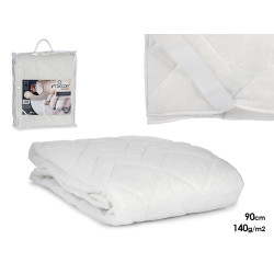 RECOUVRE MATELAS TNT AVEC ELASTIQUE BLANC 90CM