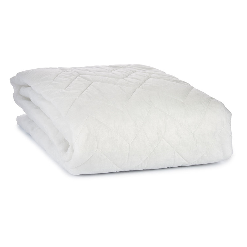 RECOUVRE MATELAS TNT AVEC ELASTIQUE BLANC 135CM