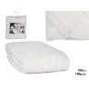 150CM WHITE TNT MATTRESS COVER WITH RUBBER 