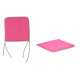 COJIN SILLA 38X38CM ROSA