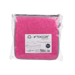 COJIN SILLA 38X38CM ROSA