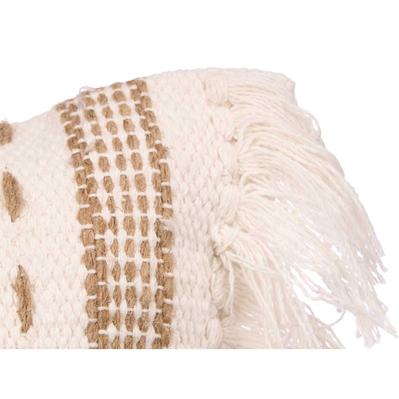 COUSSIN EN SPARTE BEIGE 45 X 45 CM