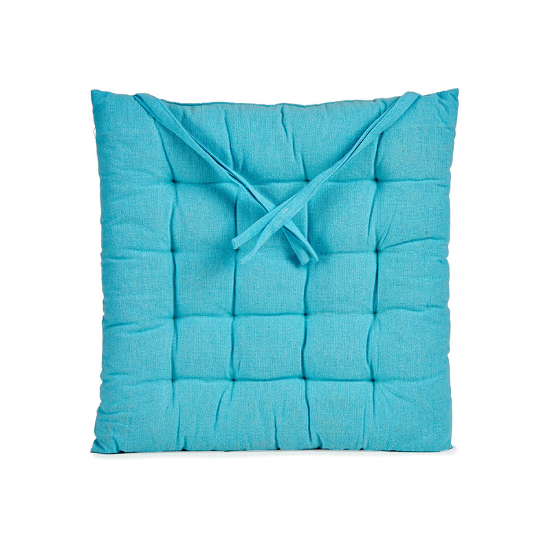 COUSSIN DE CHAISE UNI BLEU