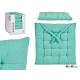 COUSSIN LISSE TURQUOISE
