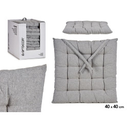 GREY PLAIN CUSHION 