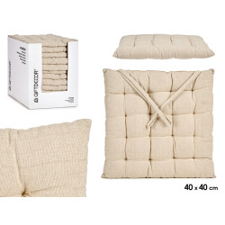 CREME PLAIN CUSHION 
