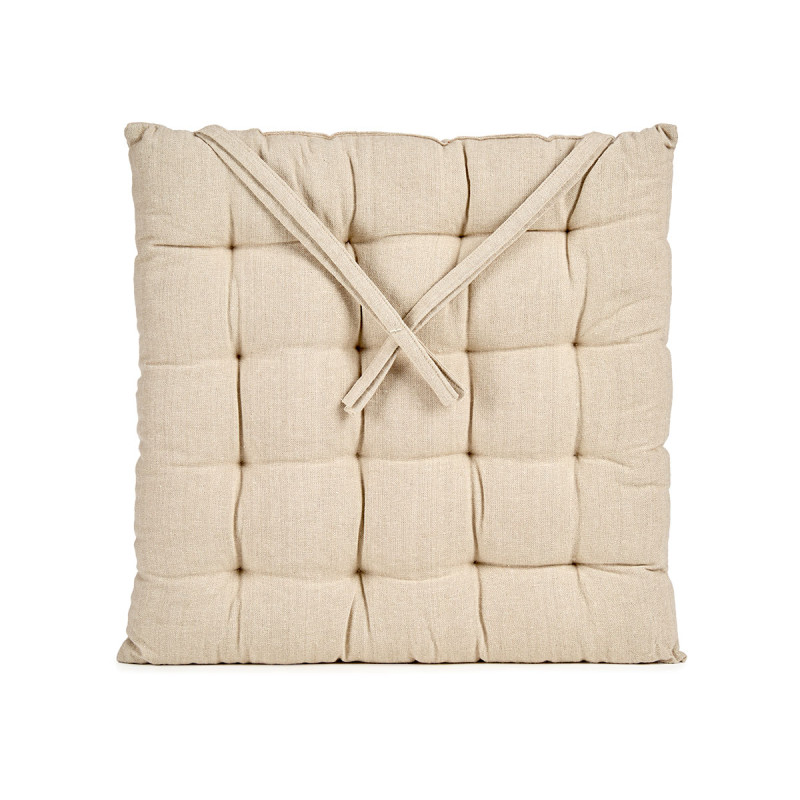 CREME PLAIN CUSHION 