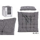COUSSIN LISSE GRIS FONCE