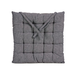 COJIN SILLA LISO GRIS OSCURO