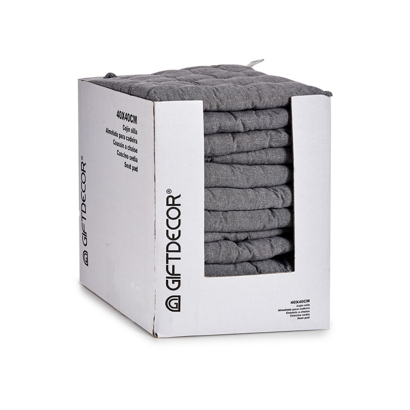 CUSCINO LISCIO GRIGIO SCURO