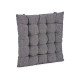 COUSSIN LISSE GRIS FONCE