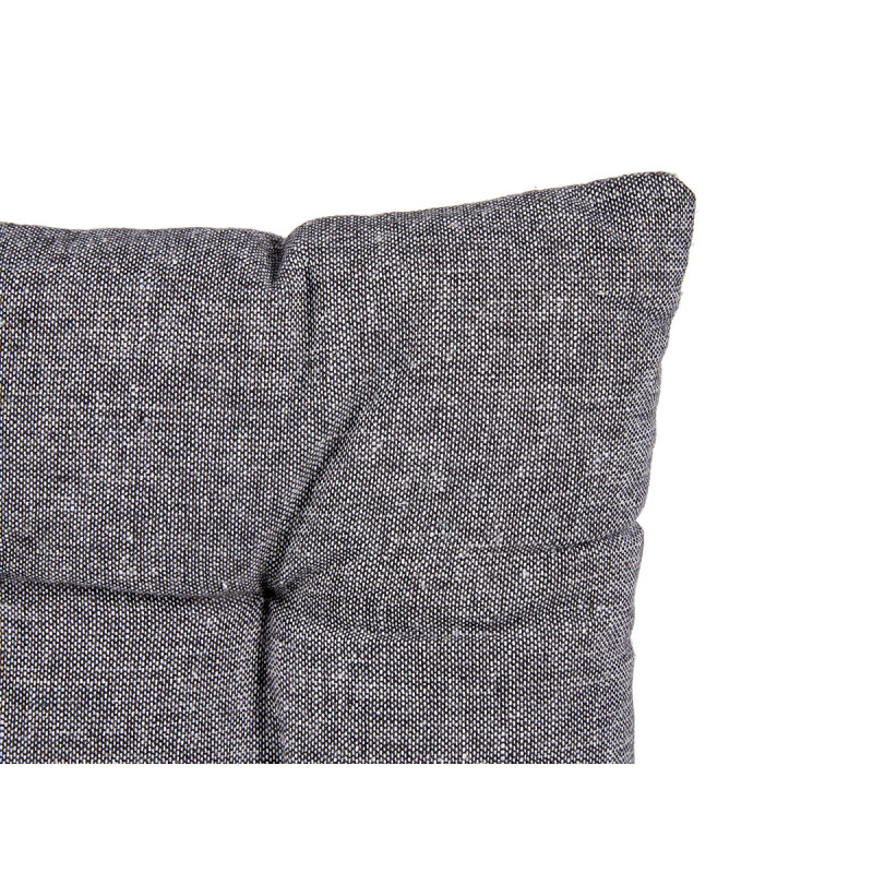 COUSSIN LISSE GRIS FONCE