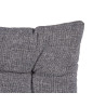 COUSSIN LISSE GRIS FONCE
