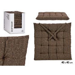 COUSSIN LISSE MARRON