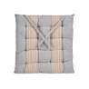 GREY STRIPED CUSHION