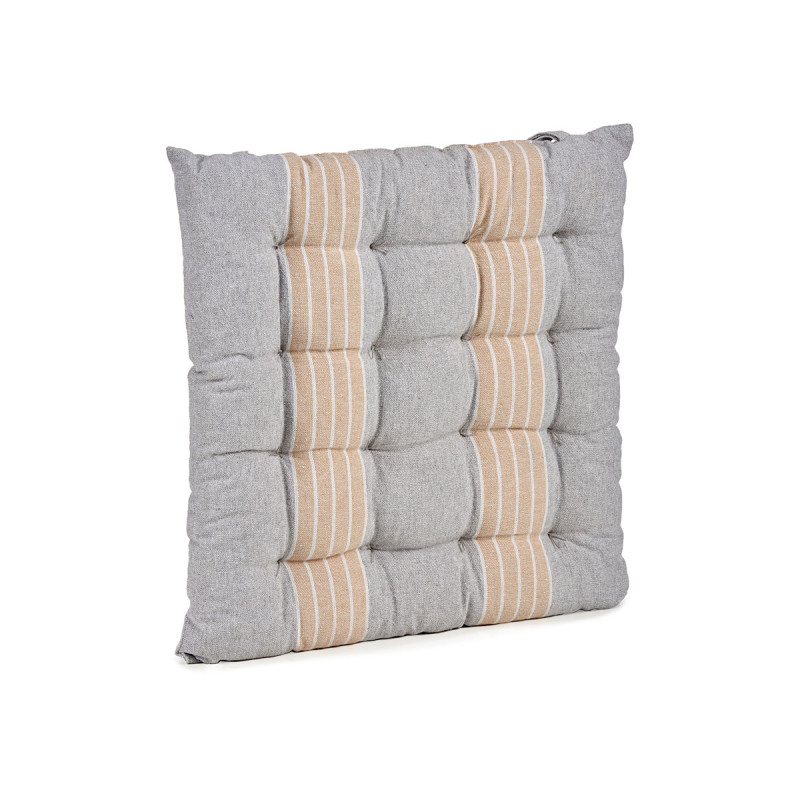 COUSSIN RAYURES GRIS