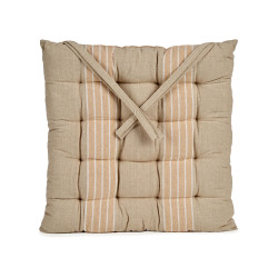 COJIN SILLA RAYAS CREMA