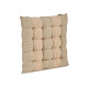 CREME STRIPED CUSHION 