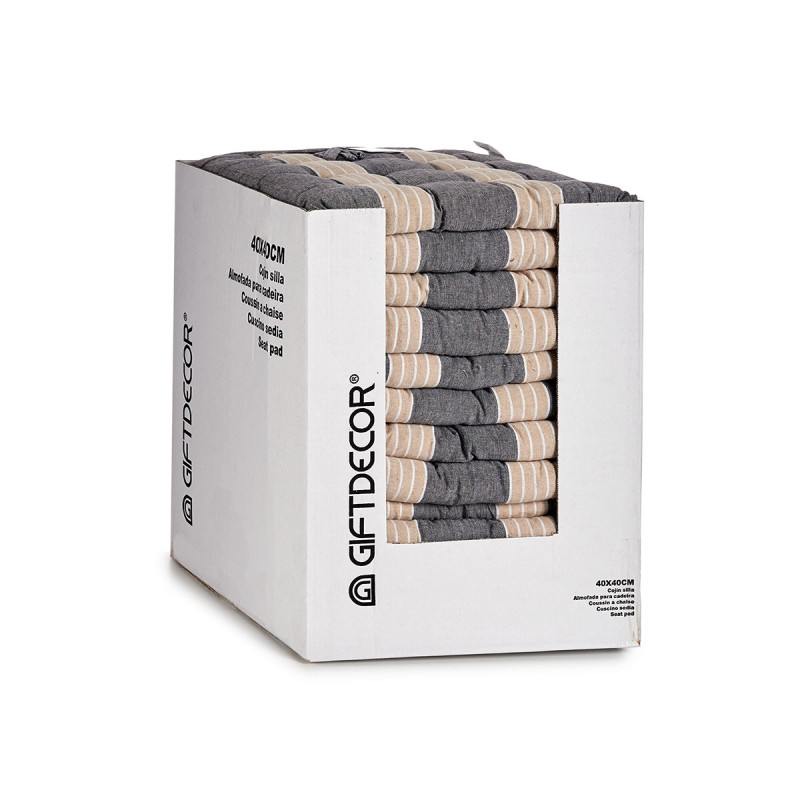 COXIM COM RISCAS CINZENTO ESCURO