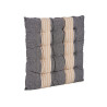 DARK GREY STRIPED CUSHION 