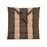 CUSCINO RIGHE MARRONE