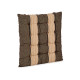 CUSCINO RIGHE MARRONE