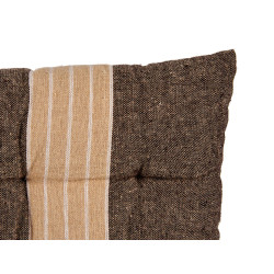 COJIN SILLA RAYAS MARRON