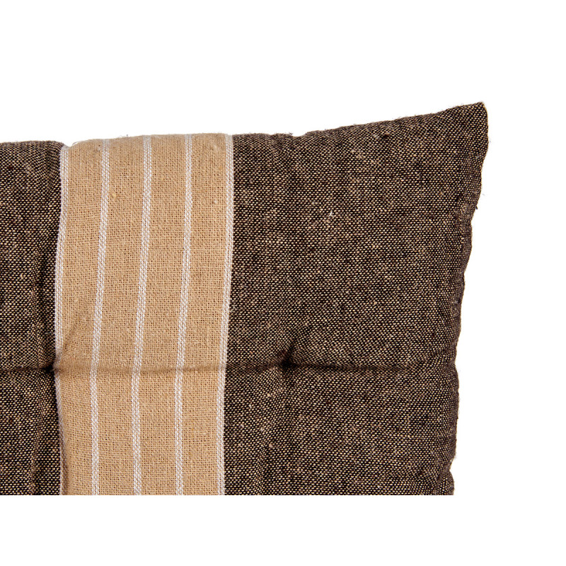 COUSSIN RAYURES MARRON
