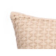 CUSHION TASSELS BEIGE 45X45 CM