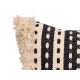 COUSSIN RAYURES NOIR 45X45 CM