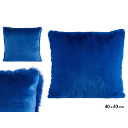ALMOFADA PELO CURTO AZUL 40CM